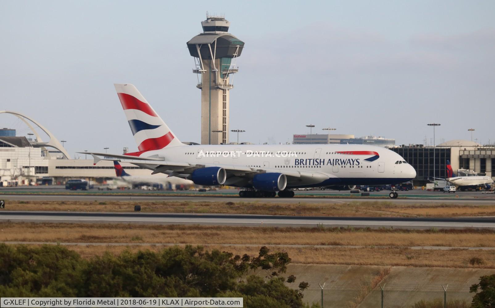 G-XLEF, 2013 Airbus A380-841 C/N 151, LAX 2018
