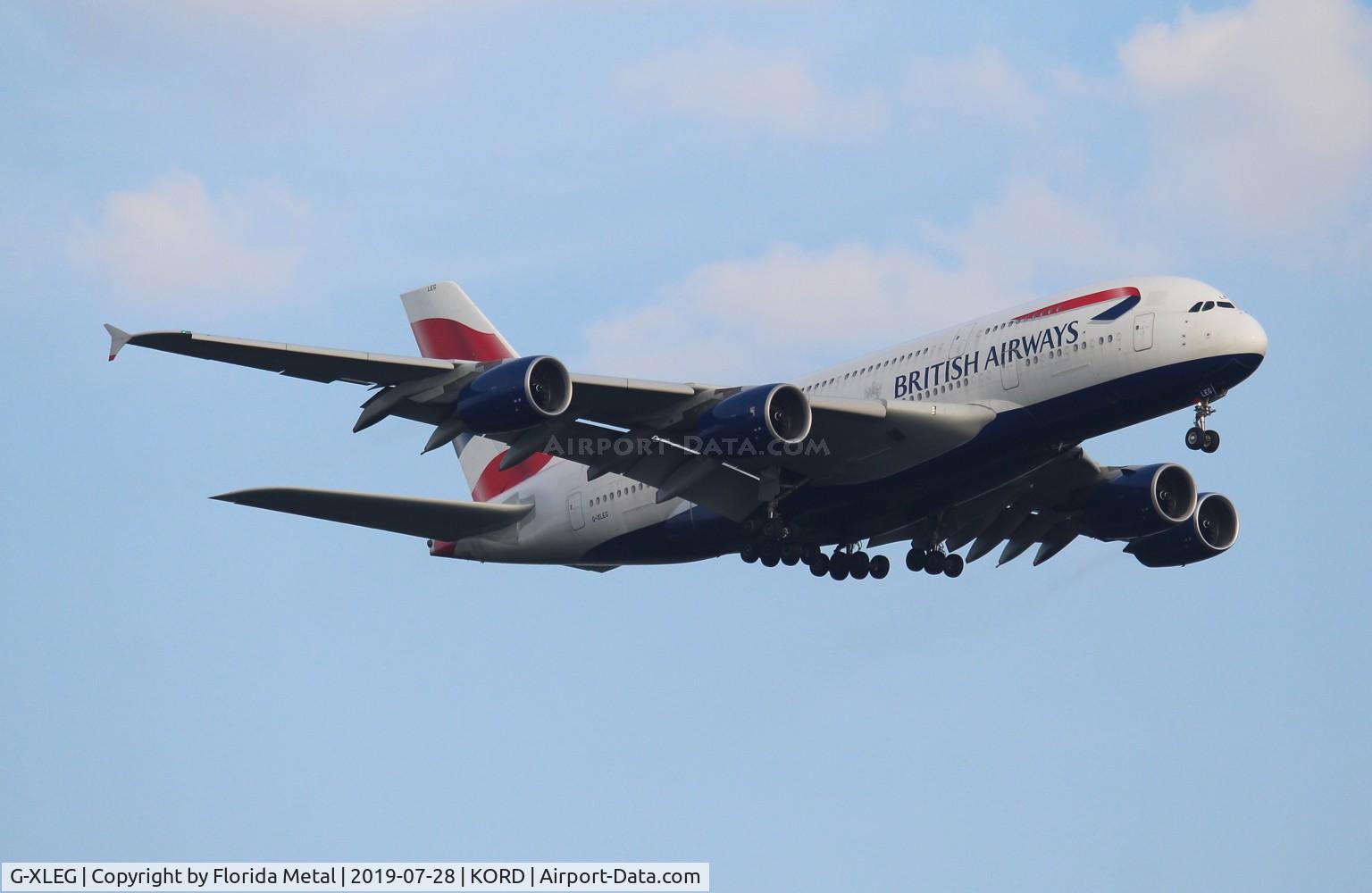 G-XLEG, 2014 Airbus A380-841 C/N 161, ORD 2019