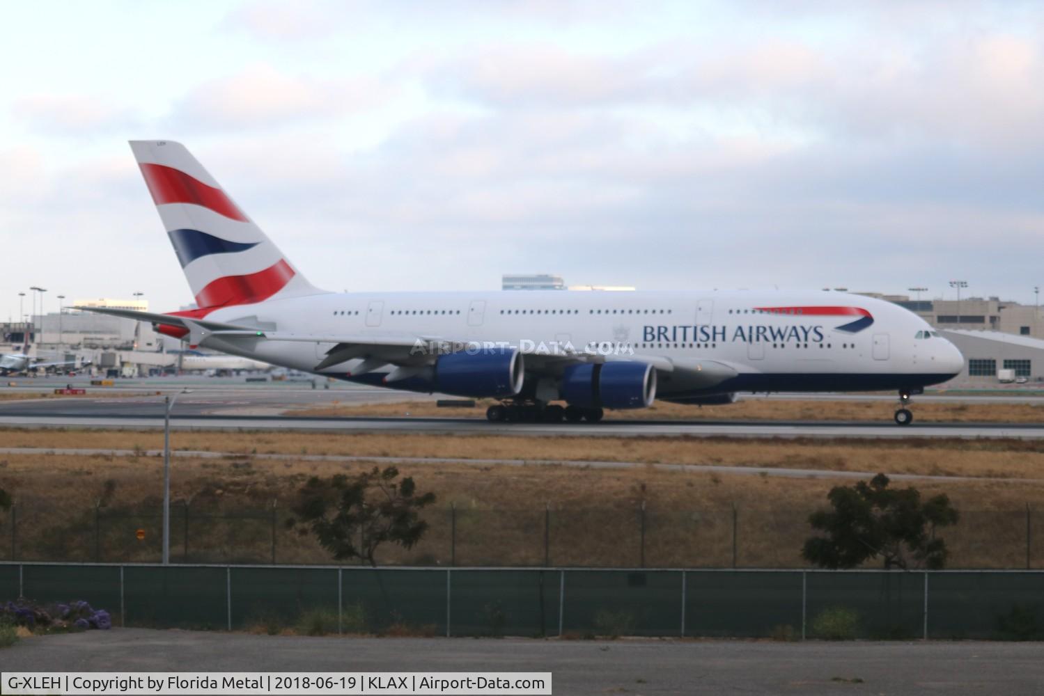 G-XLEH, 2014 Airbus A380-841 C/N 163, LAX 2018