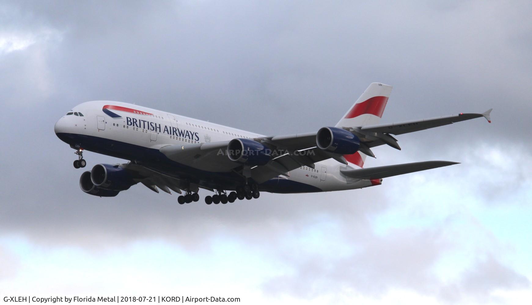G-XLEH, 2014 Airbus A380-841 C/N 163, ORD 2018