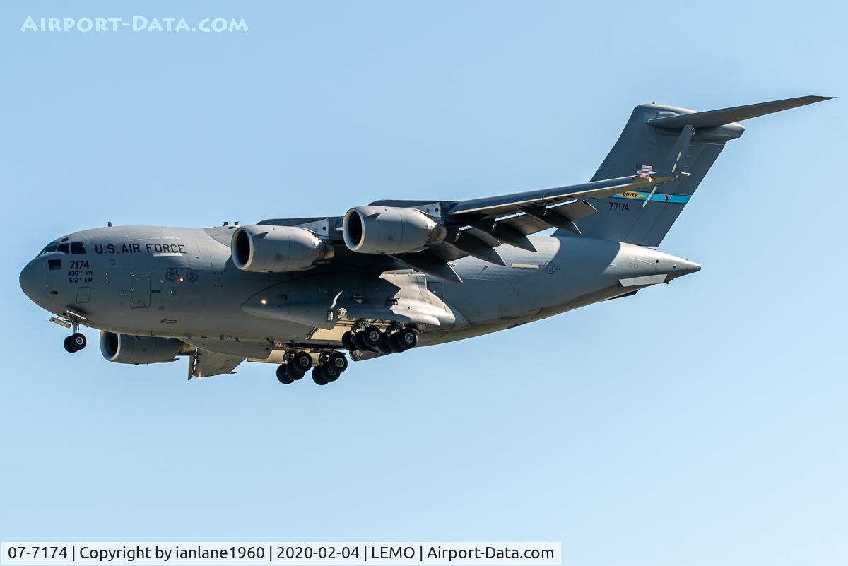 07-7174, 2007 Boeing C-17A Globemaster III C/N F-191/P-174, At Moron Air Base