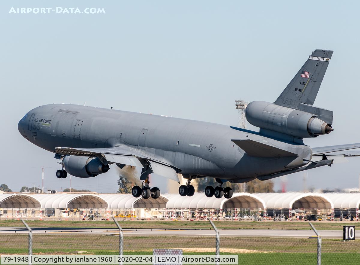 79-1948, 1979 McDonnell Douglas KC-10A Extender C/N 48208, At Moron Air Base