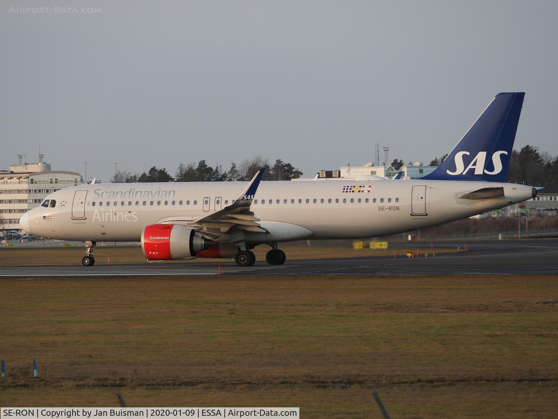 SE-RON, 2018 Airbus A320-251N C/N 8404, SAS