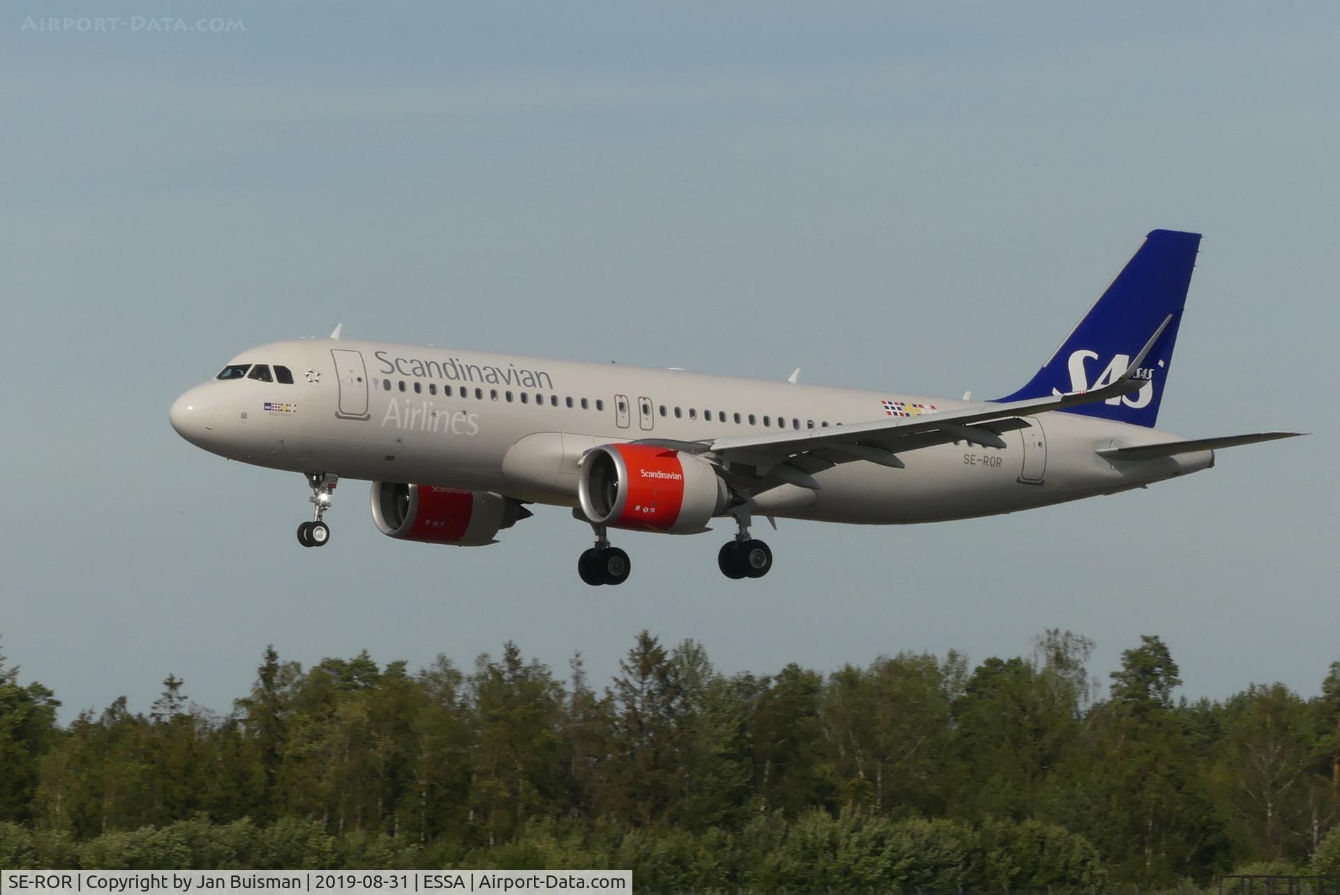 SE-ROR, 2019 Airbus A320-251N C/N 8949, SAS