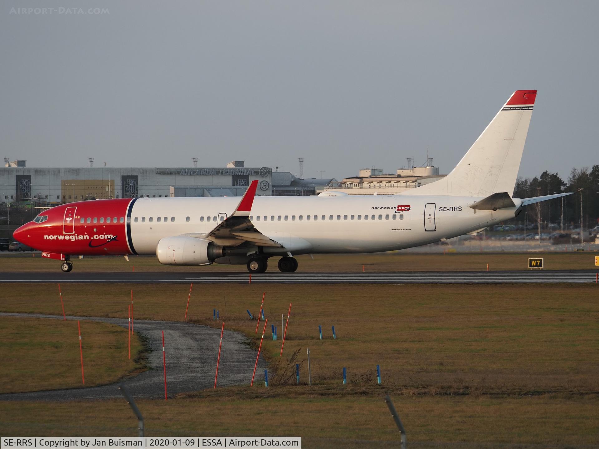 SE-RRS, 2011 Boeing 737-8JP C/N 40869, Norwegian