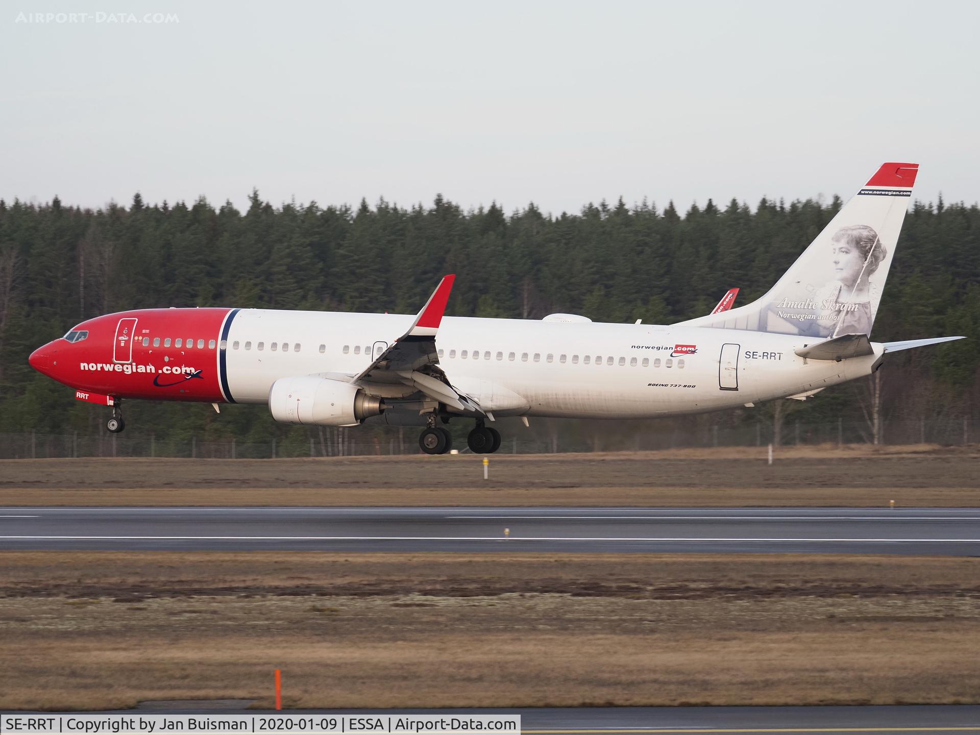 SE-RRT, 2011 Boeing 737-8JP C/N 40867, Norwegian