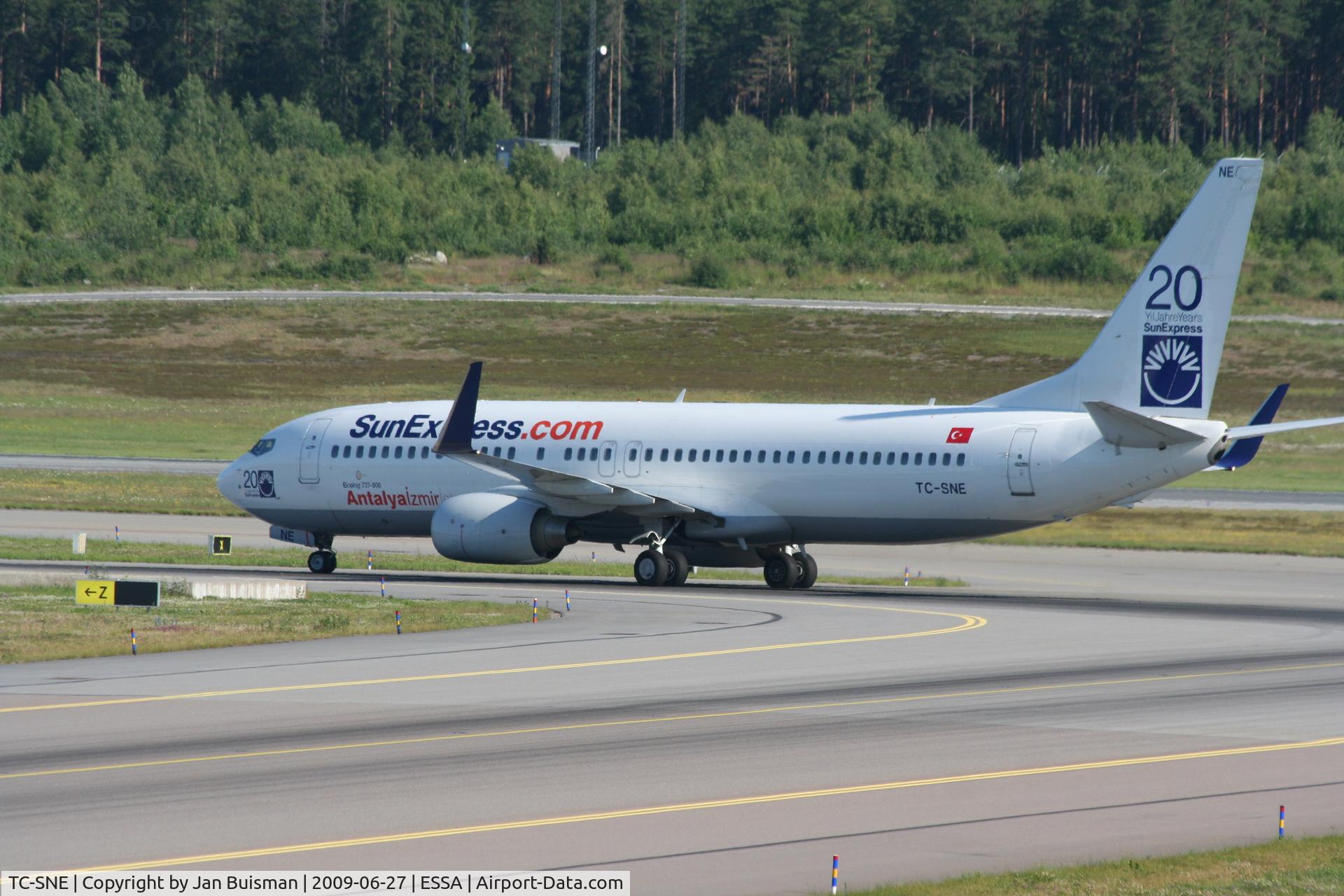 TC-SNE, 2008 Boeing 737-8HX C/N 29684, SunExpress