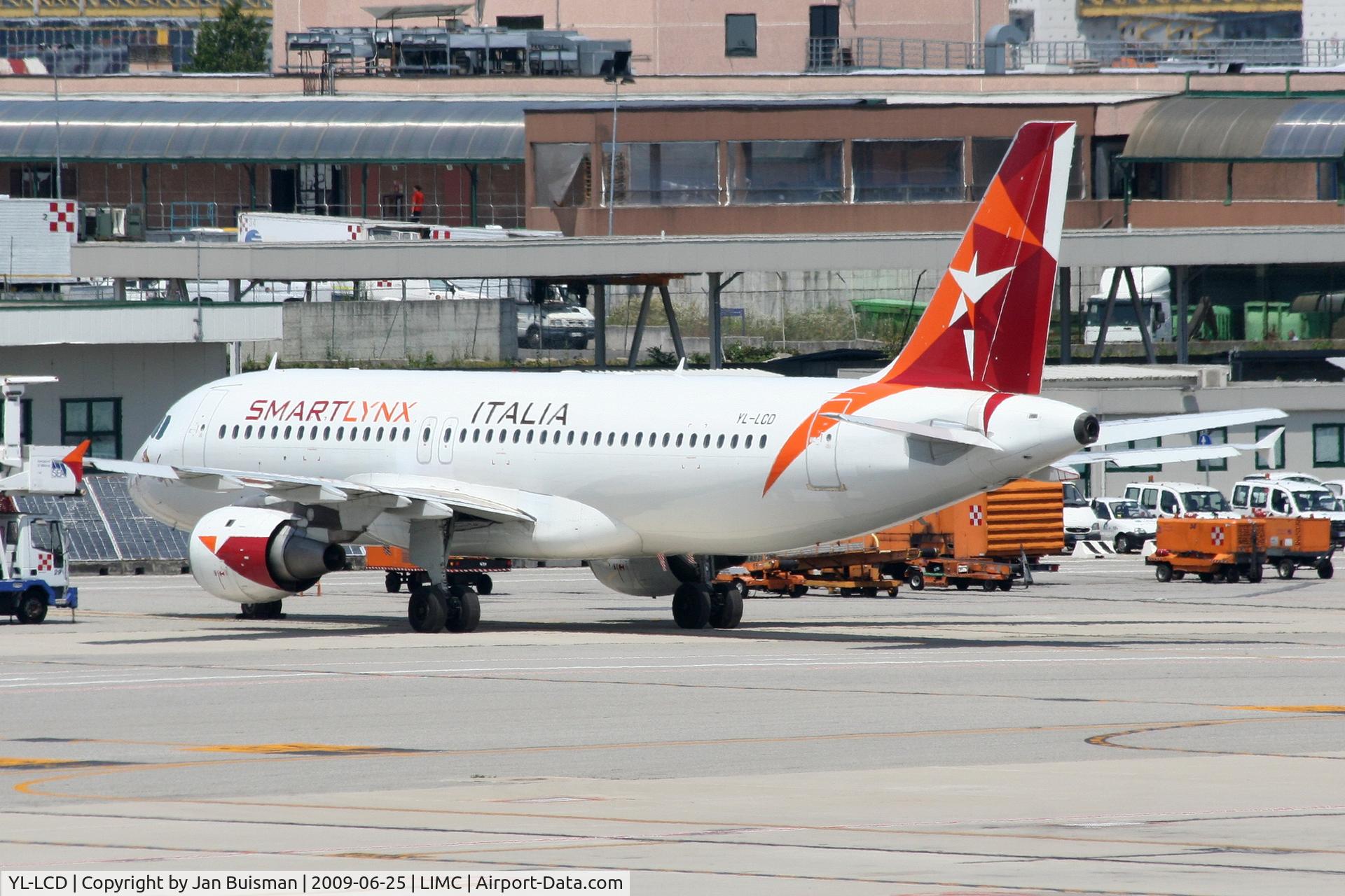YL-LCD, 1992 Airbus A320-211 C/N 359, SmartLynx Italia