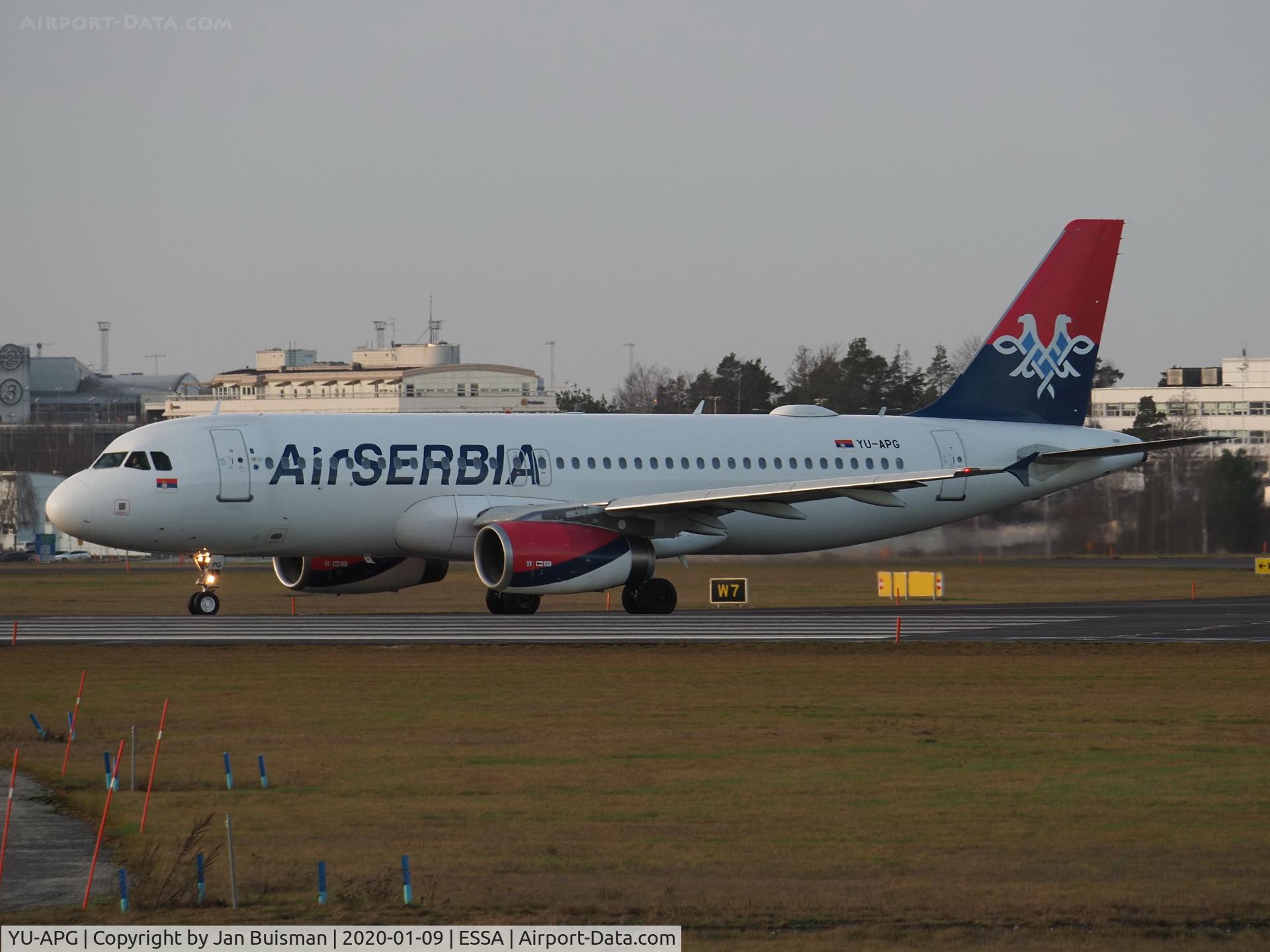 YU-APG, 2000 Airbus A320-232 C/N 2587, Aur Serbia