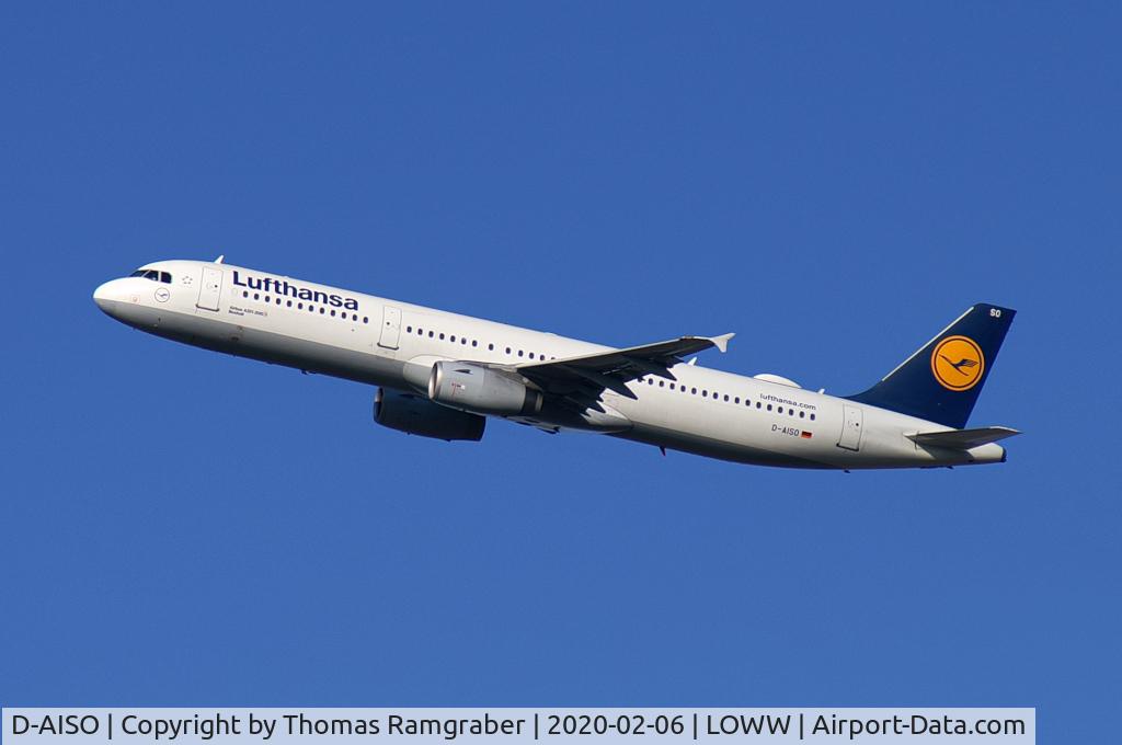 D-AISO, 2008 Airbus A321-231 C/N 3625, Lufthansa Airbus A321
