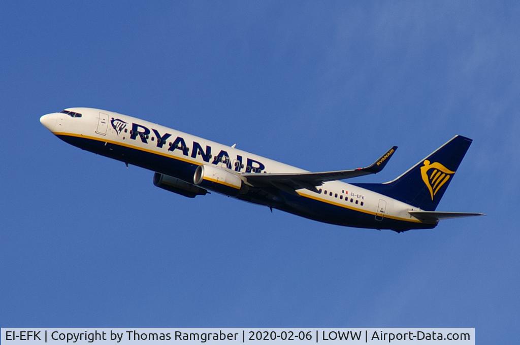 EI-EFK, 2009 Boeing 737-8AS C/N 37537, Ryanair Boeing 737-800