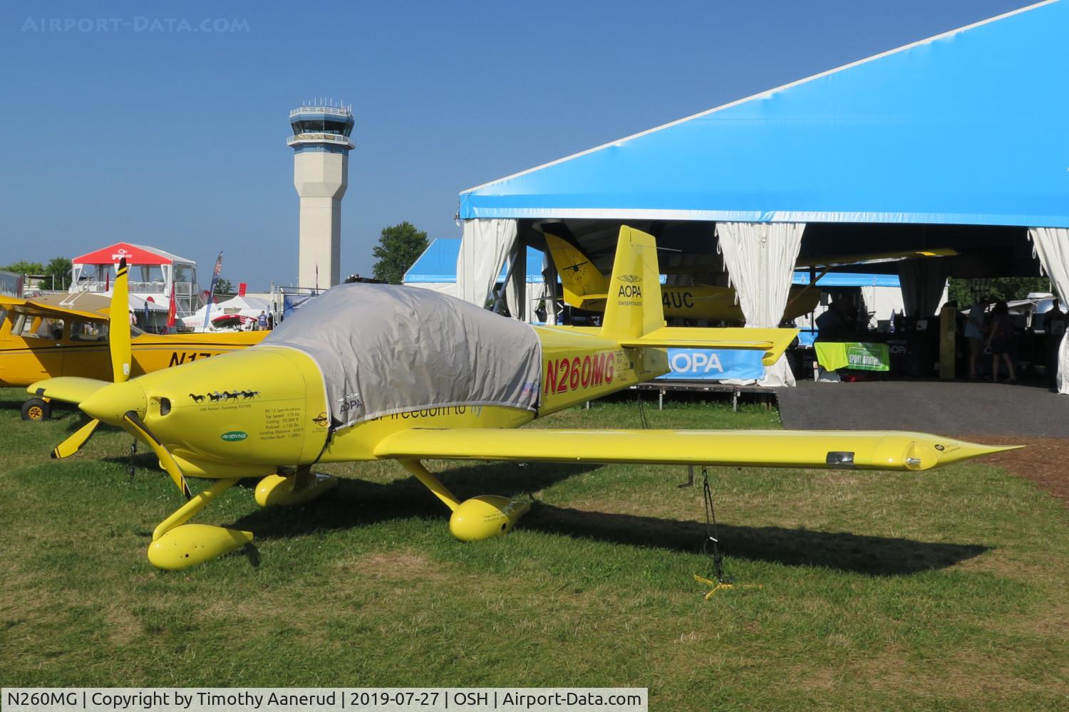 N260MG, 2007 Vans RV-10 C/N 40297, 2007 Vans RV-10, c/n: 40297