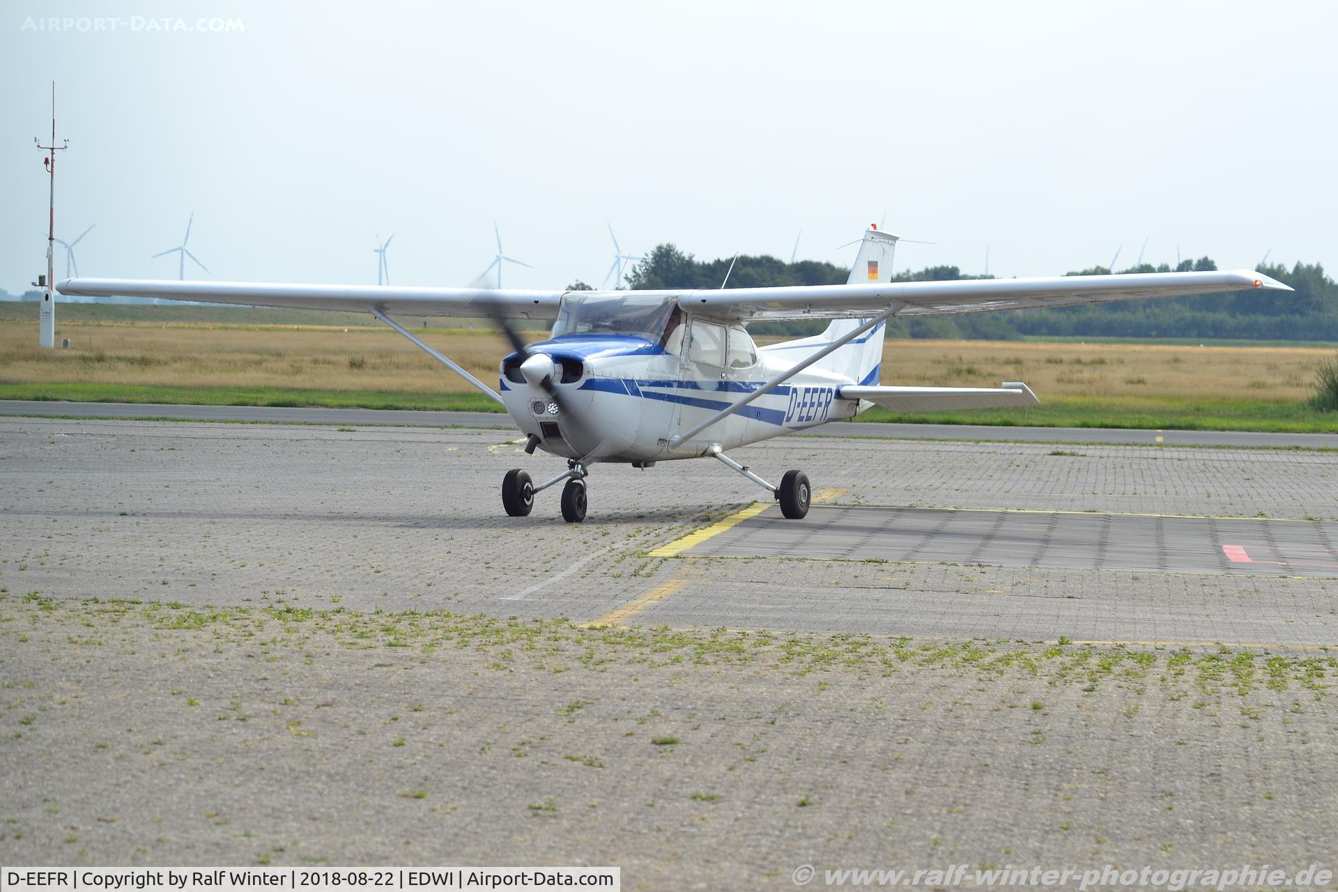 D-EEFR, 1975 Reims F172M Skyhawk C/N 1246, Cessna F 172S - Motorfluggruppe Wilhelmshaven-Friesland e.V. - F1721246 - D-EEFR - 22.08.2018 - EDWI
