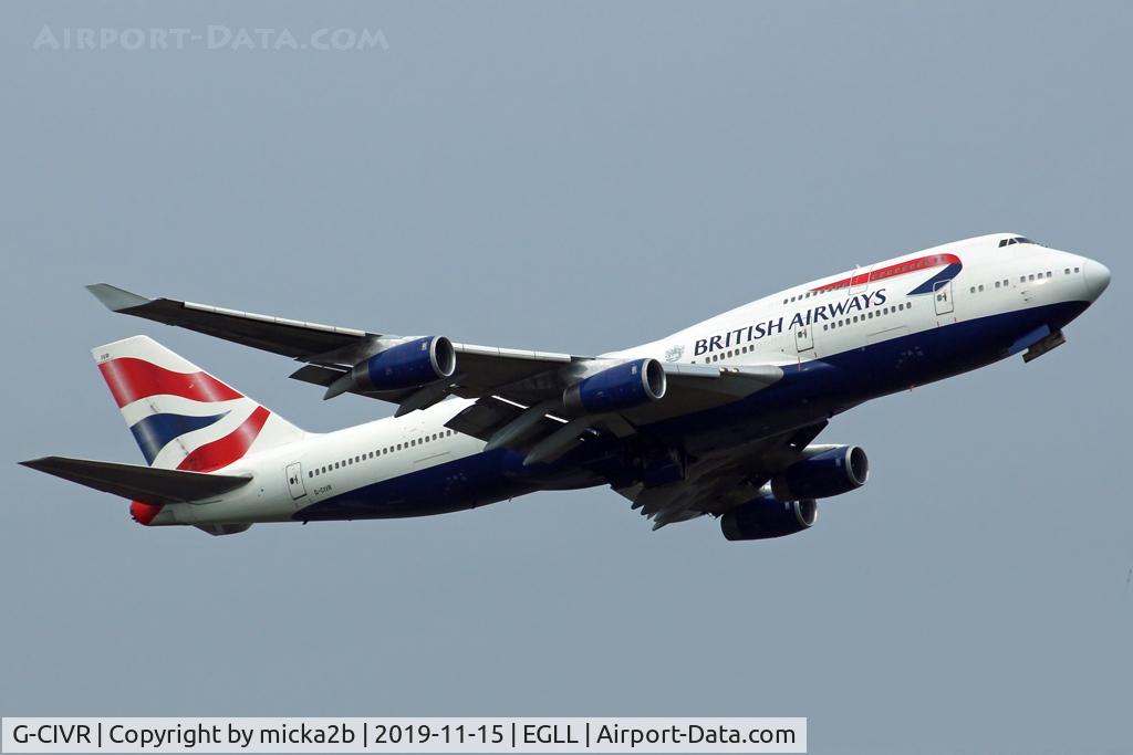 G-CIVR, 1998 Boeing 747-436 C/N 25820, Take off