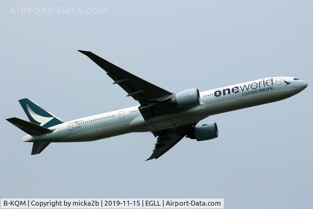 B-KQM, 2014 Boeing 777-367/ER C/N 41433, Take off