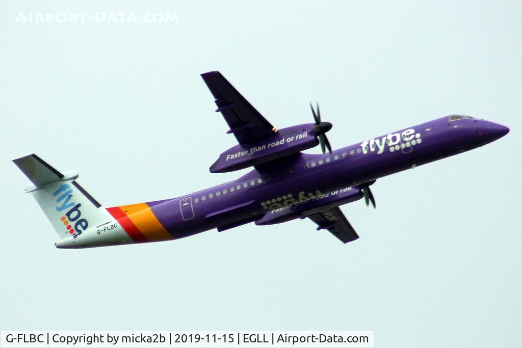 G-FLBC, 2009 De Havilland Canada DHC-8-402Q Dash 8 C/N 4257, Take off