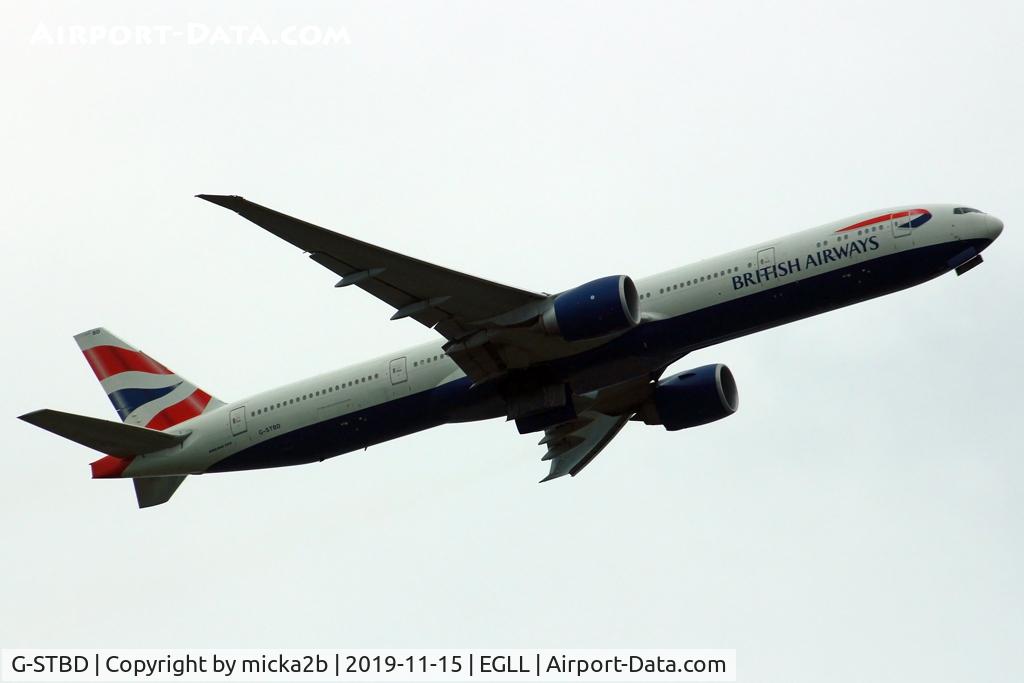 G-STBD, 2011 Boeing 777-36N/ER C/N 38695, Take off