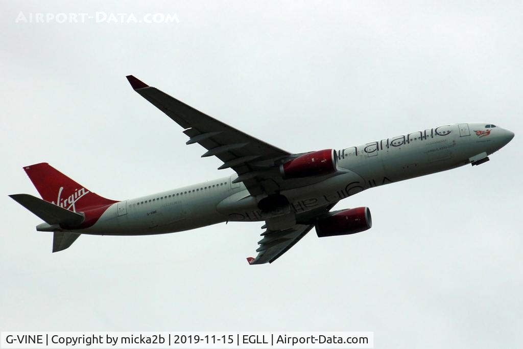 G-VINE, 2011 Airbus A330-343X C/N 1231, Take off