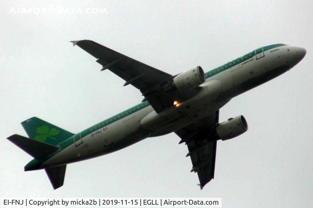 EI-FNJ, 2007 Airbus A320-216 C/N 3174, Take off