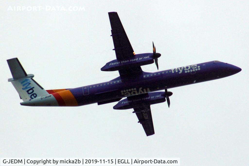 G-JEDM, 2003 De Havilland Canada DHC-8-402Q Dash 8 C/N 4077, Take off