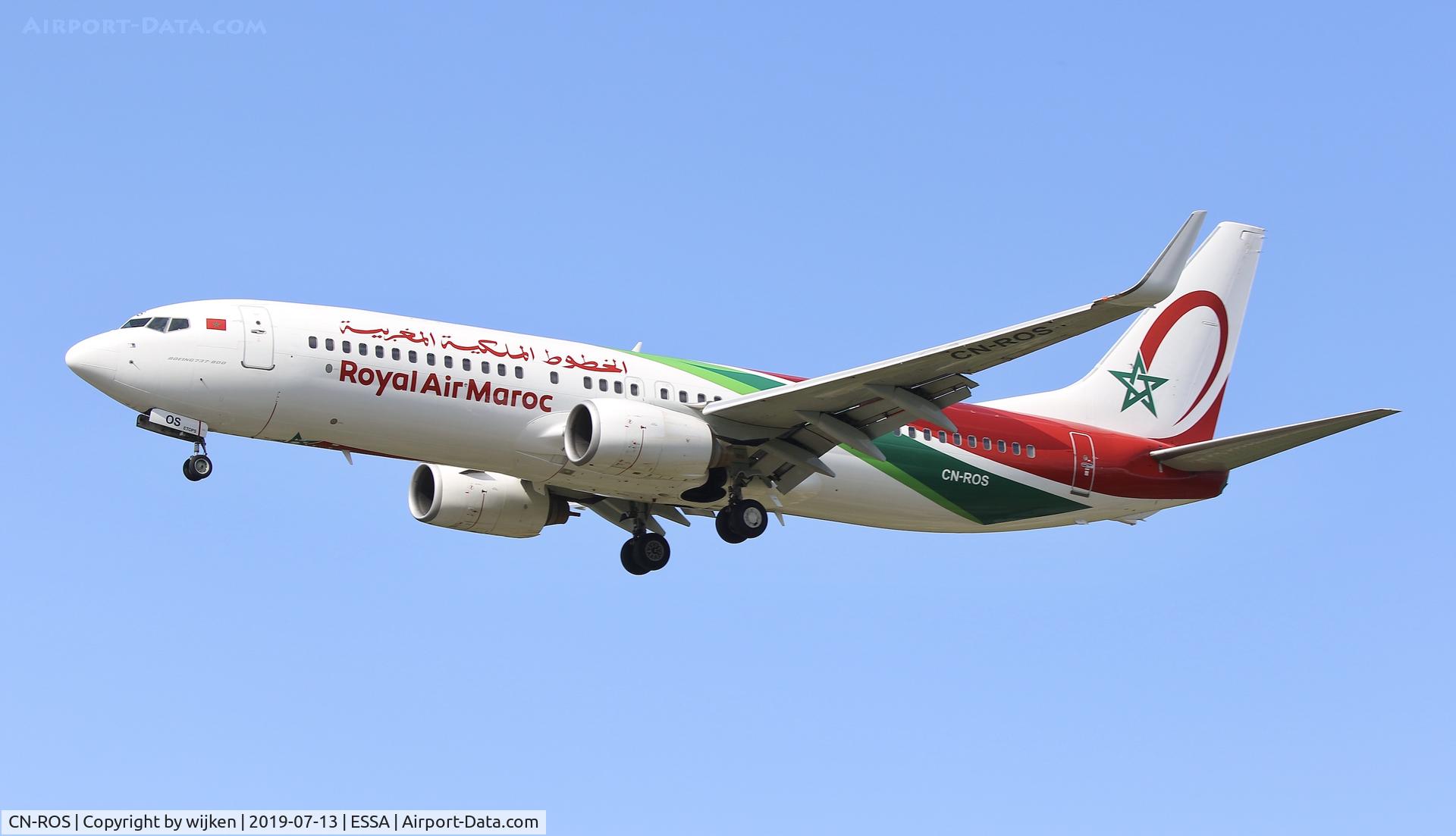 CN-ROS, 2008 Boeing 737-8B6 C/N 37718, RWY 26