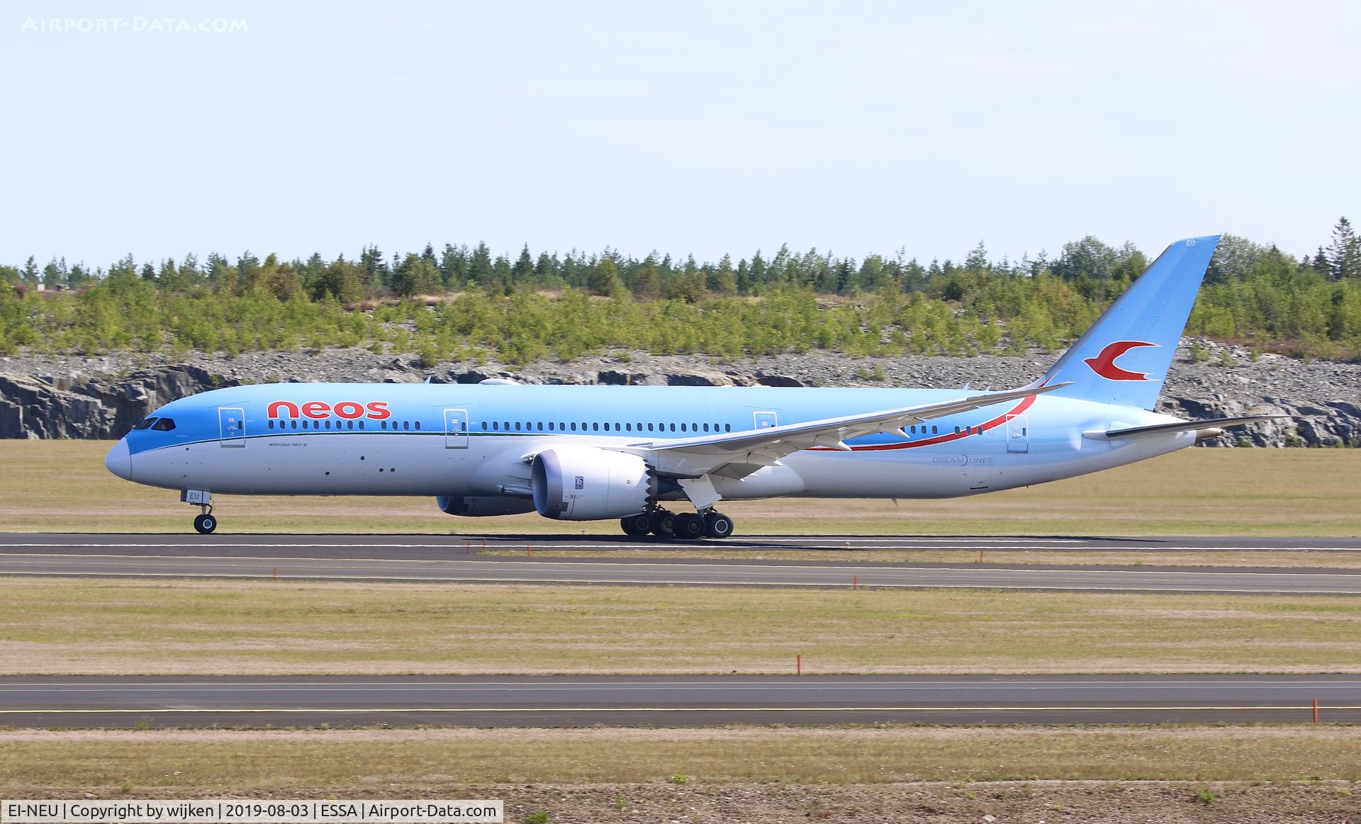 EI-NEU, 2018 Boeing 787-9 Dreamliner C/N 38794, RWY 01R