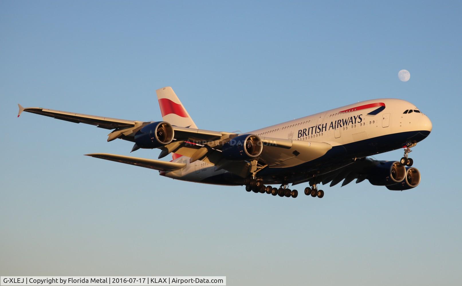 G-XLEJ, 2015 Airbus A380-841 C/N 192, LAX 2016
