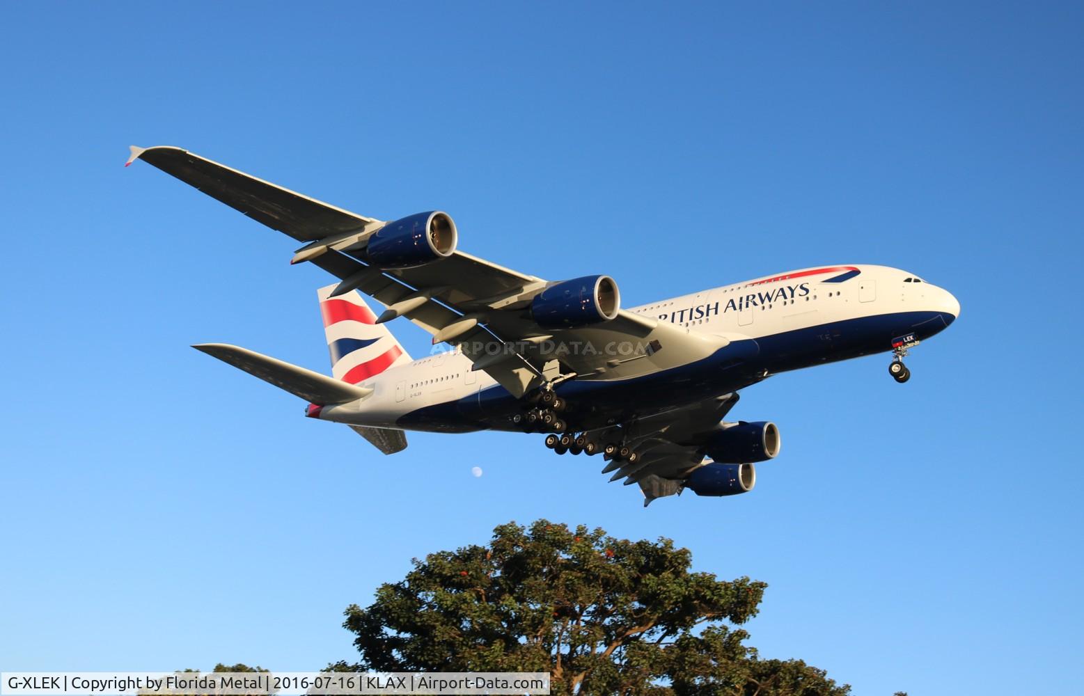 G-XLEK, 2015 Airbus A380-841 C/N 194, KLAX 2016