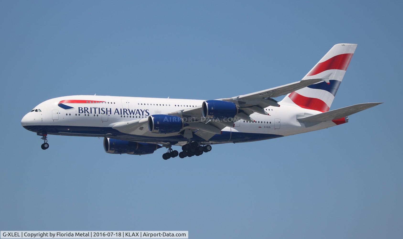 G-XLEL, 2016 Airbus A380-841 C/N 215, LAX 2016