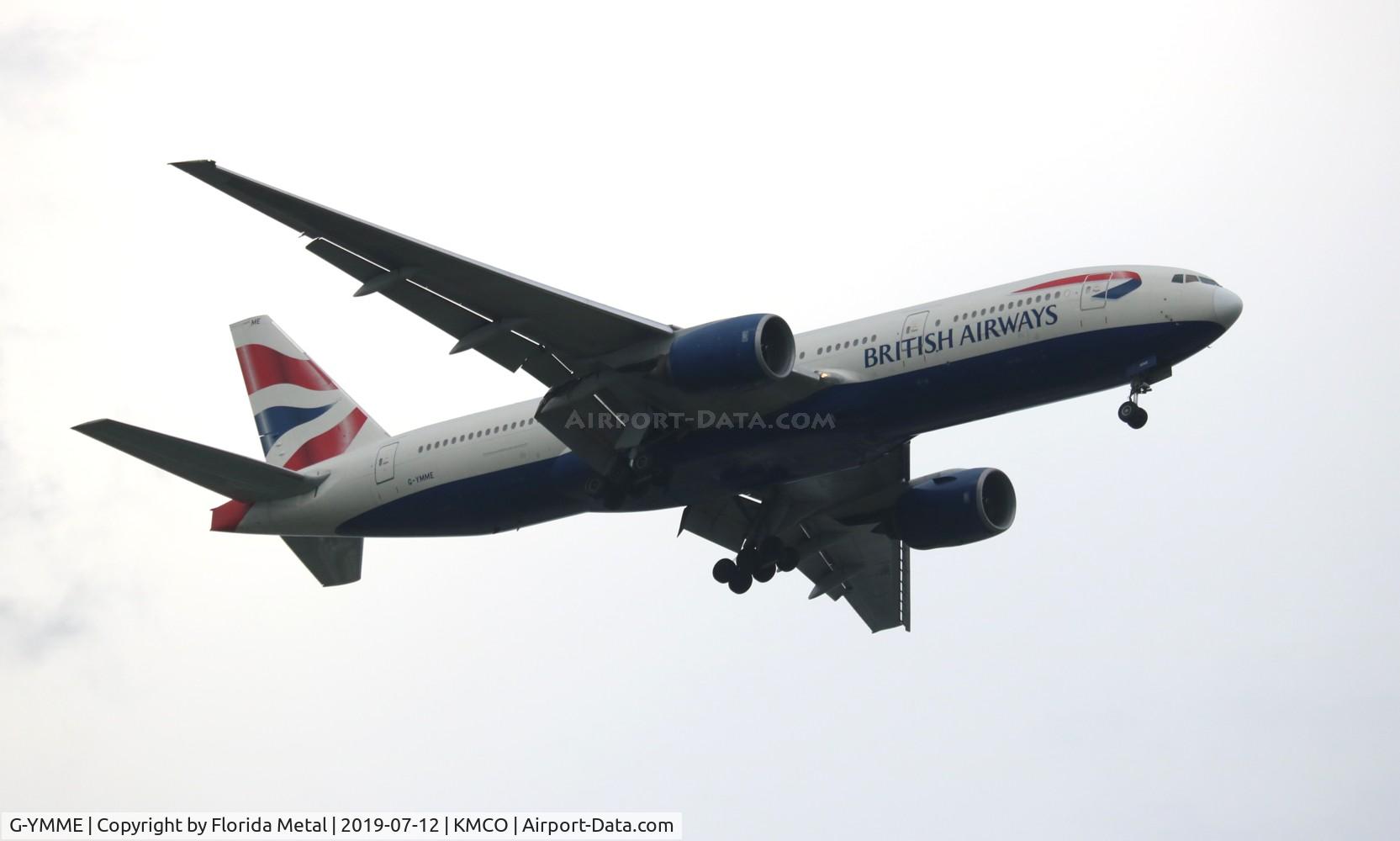 G-YMME, 2000 Boeing 777-236/ER C/N 30306, MCO 2019