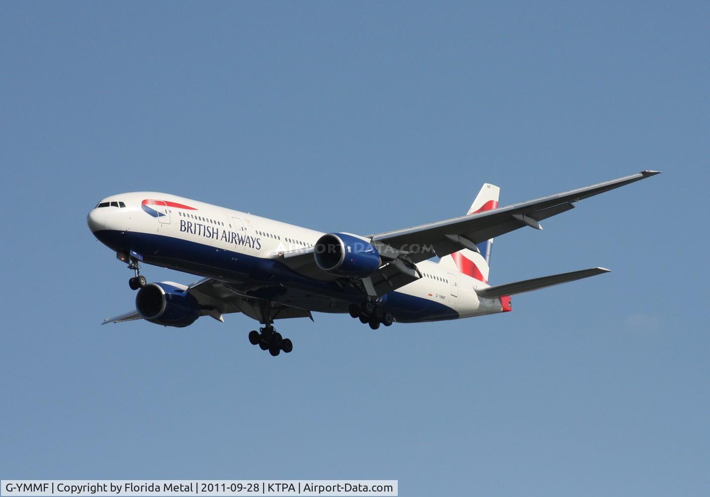 G-YMMF, 2000 Boeing 777-236 C/N 30307, TPA 2011