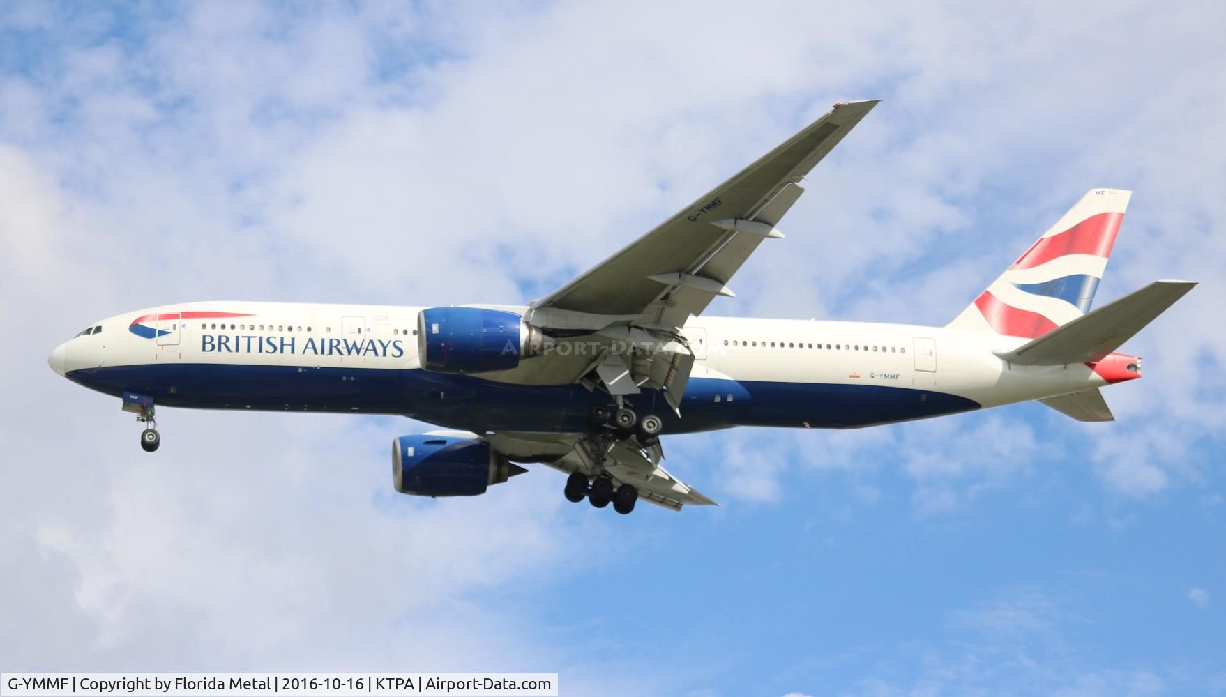 G-YMMF, 2000 Boeing 777-236 C/N 30307, TPA 2016