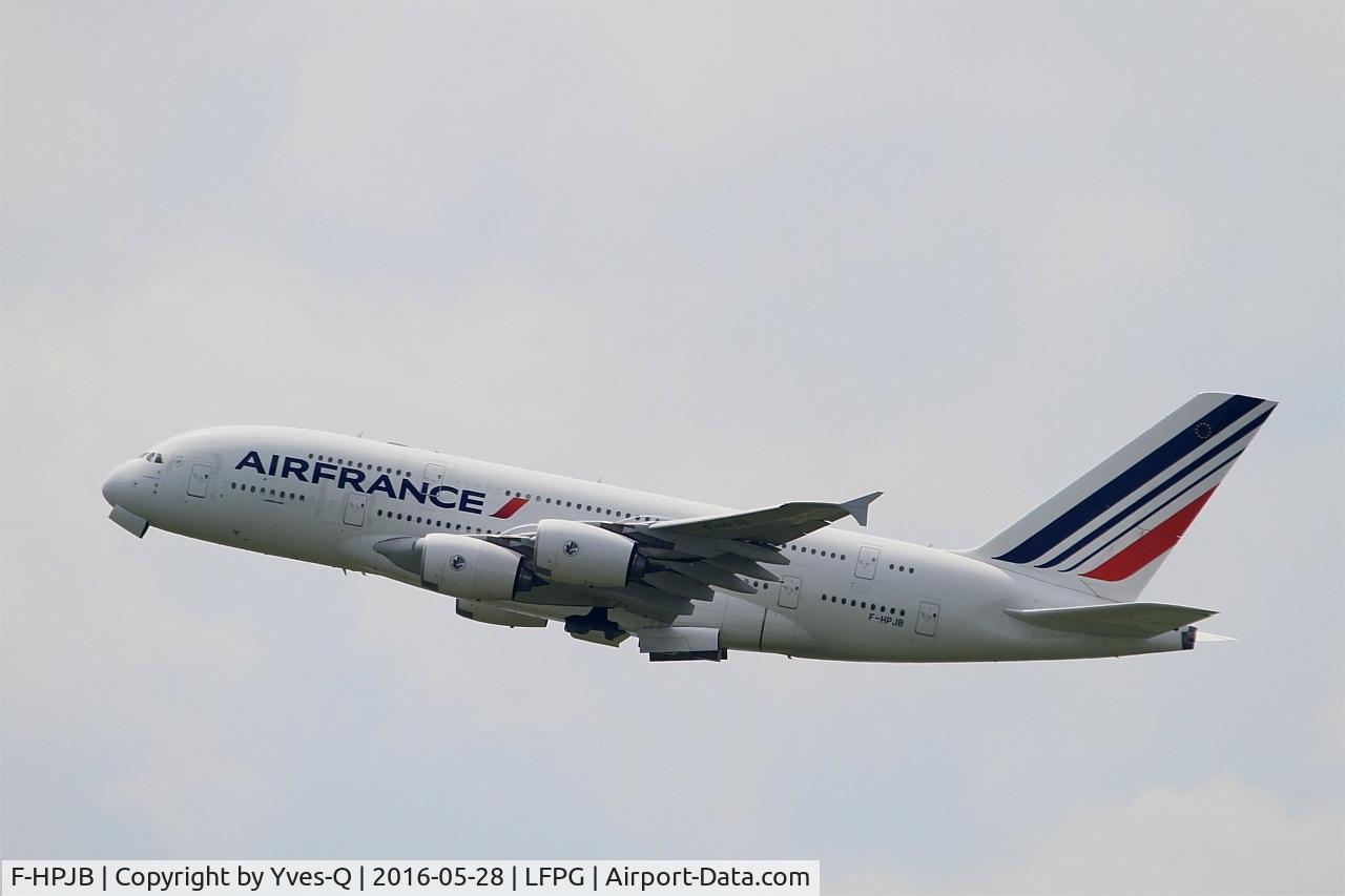 F-HPJB, 2009 Airbus A380-861 C/N 040, Airbus A380-861, Climbing from rwy 08L, Roissy Charles De Gaulle airport (LFPG-CDG)