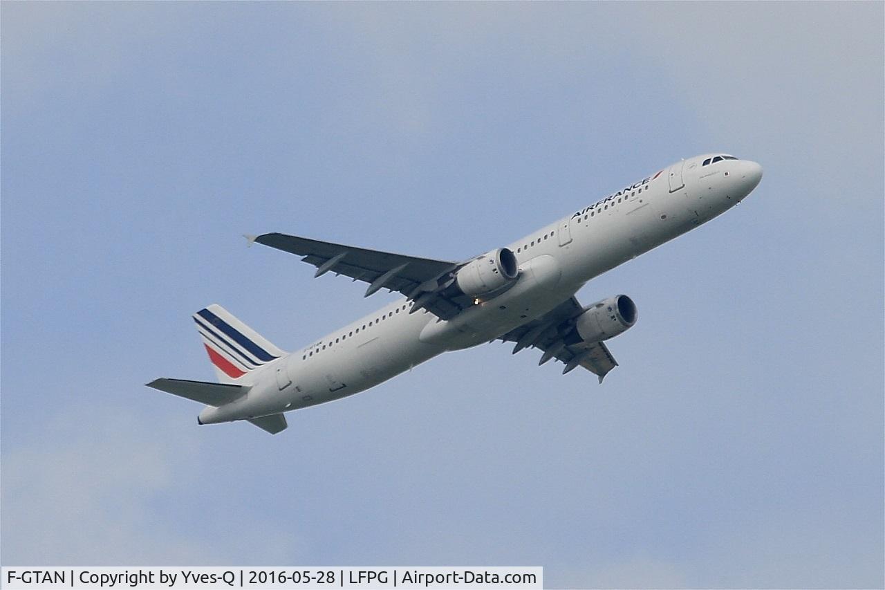 F-GTAN, 2007 Airbus A321-211 C/N 3051, Airbus A321-211, Take off rwy 06R, Roissy Charles De Gaulle airport (LFPG-CDG)