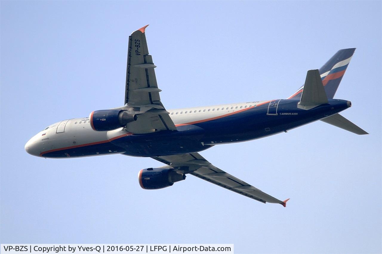 VP-BZS, 2008 Airbus A320-214 C/N 3644, Airbus A320-214, Climbing from rwy 27L, Roissy Charles De Gaulle airport (LFPG-CDG)