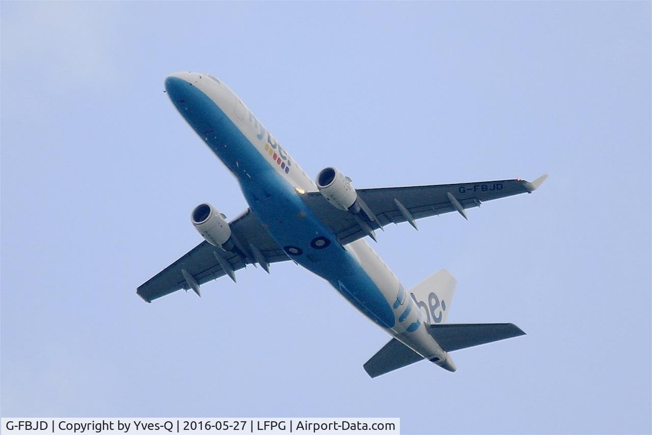 G-FBJD, 2011 Embraer 175STD (ERJ-170-200) C/N 17000329, Embraer 175STD, Take off rwy 27L, Roissy Charles De Gaulle airport (LFPG-CDG)