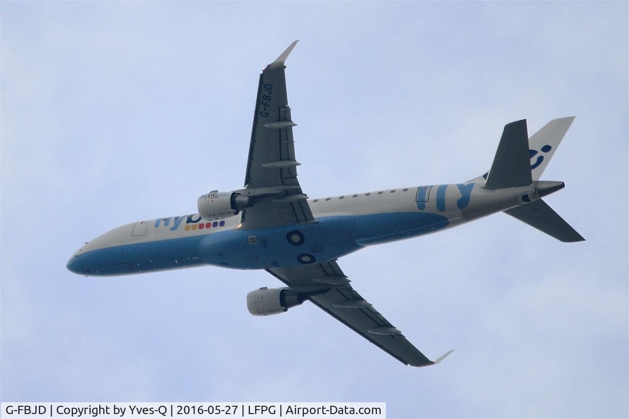 G-FBJD, 2011 Embraer 175STD (ERJ-170-200) C/N 17000329, Embraer 175STD, Climbing from rwy 27L, Roissy Charles De Gaulle airport (LFPG-CDG)