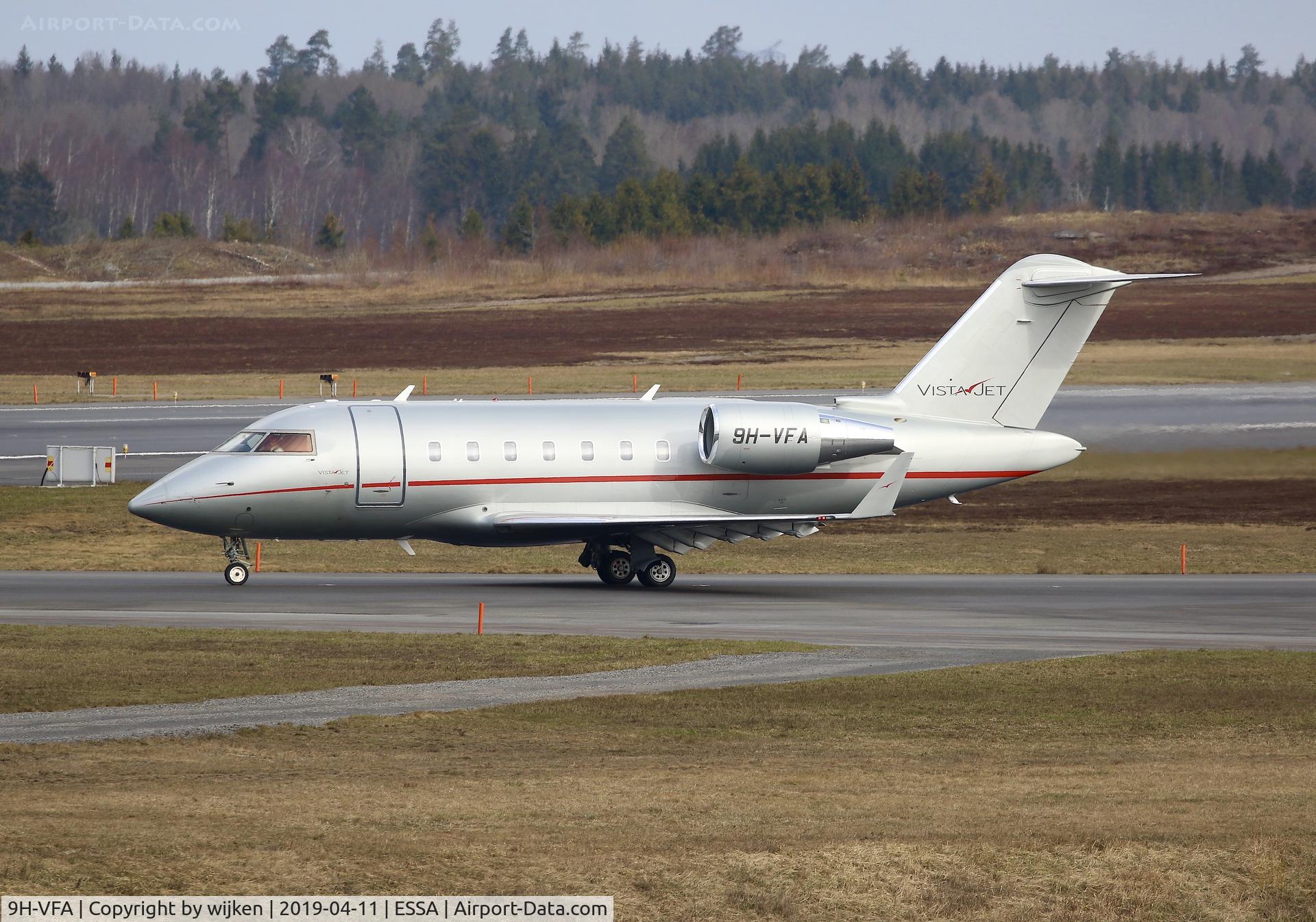 9H-VFA, 2014 Bombardier Challenger 605 (CL-600-2B16) C/N 5970, RWY 01L