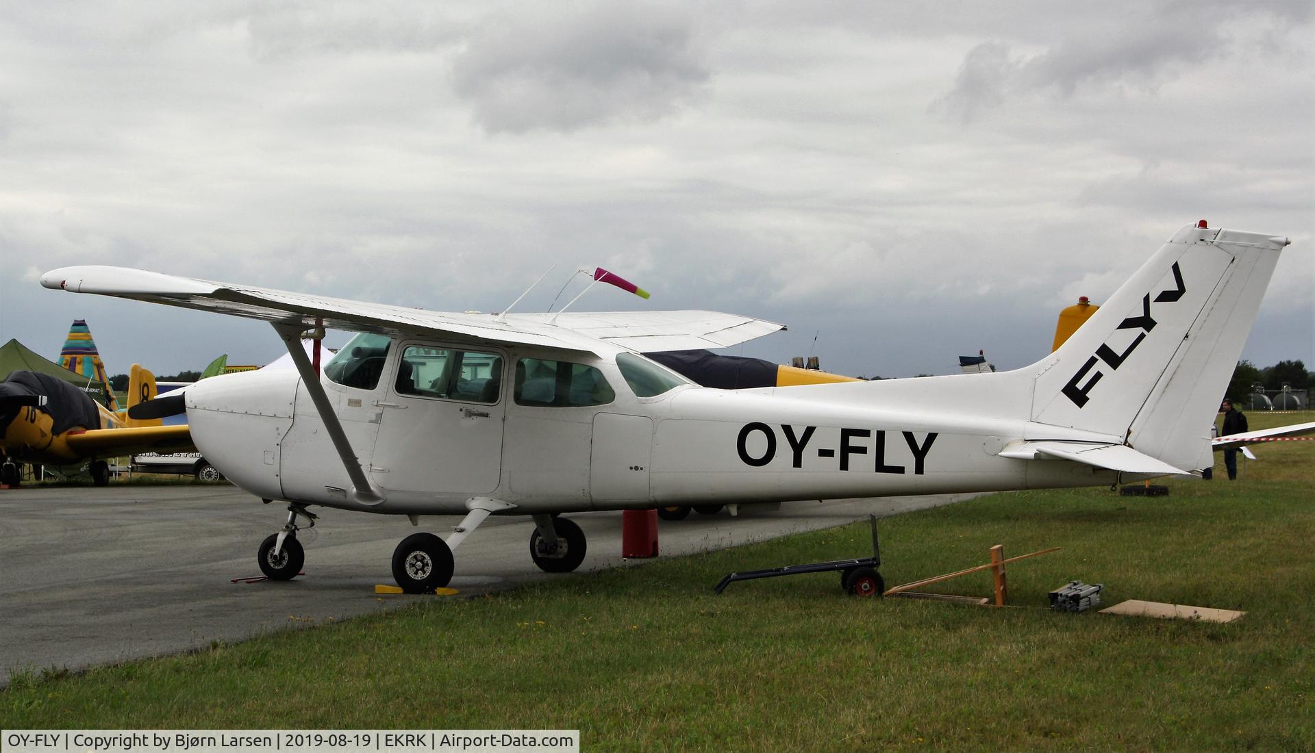 OY-FLY, 1982 Cessna 172P Skyhawk C/N 1727597, Photo taken at Danish Air Show August 19th 2019.
