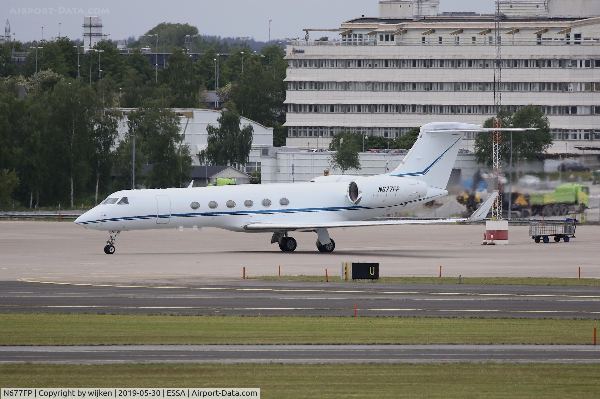 N677FP, 1997 Gulfstream Aerospace G-V C/N 529, Ramp M