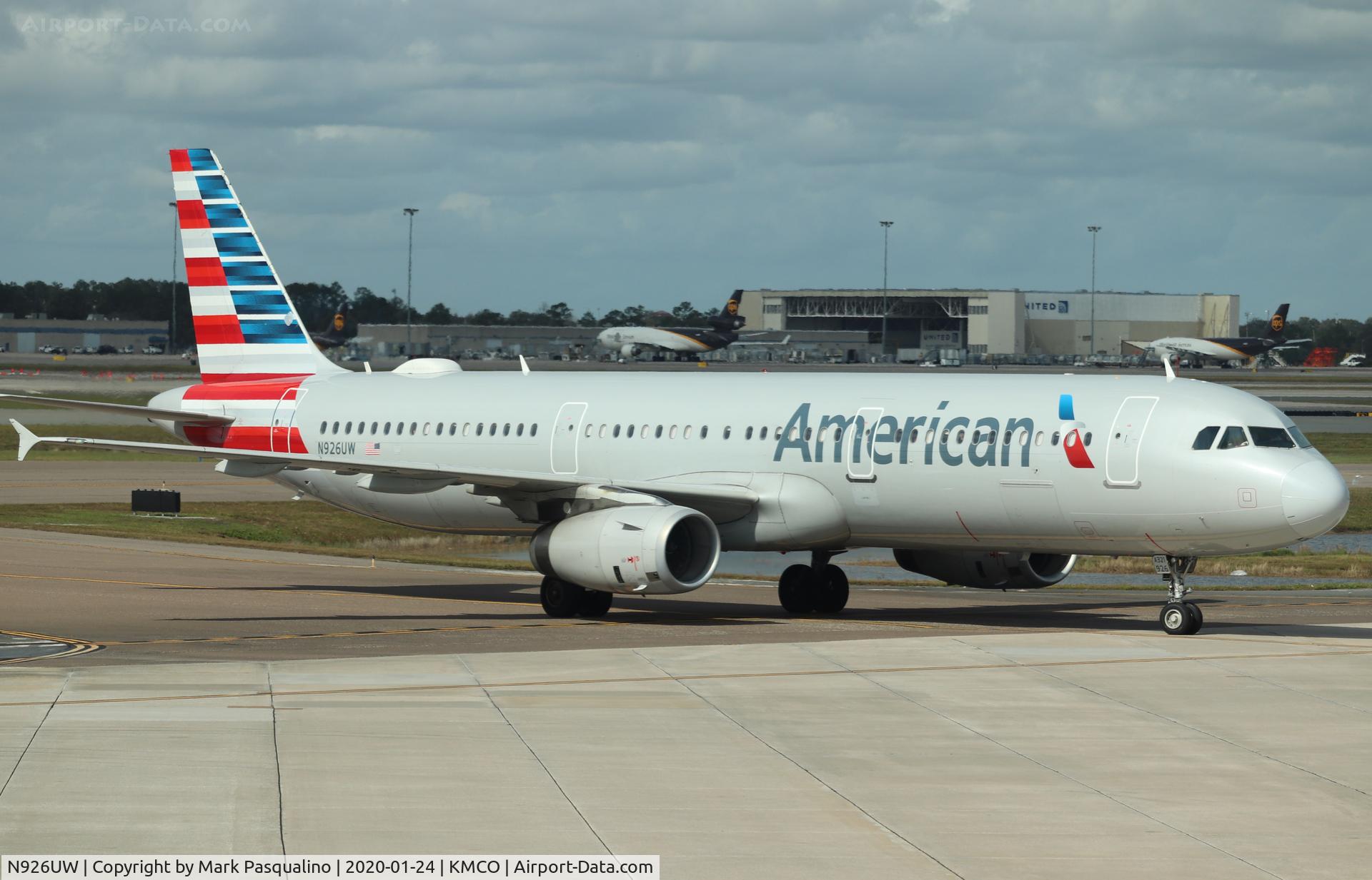 N926UW, 2015 Airbus A321-231 C/N 6618, Airbus A321-231