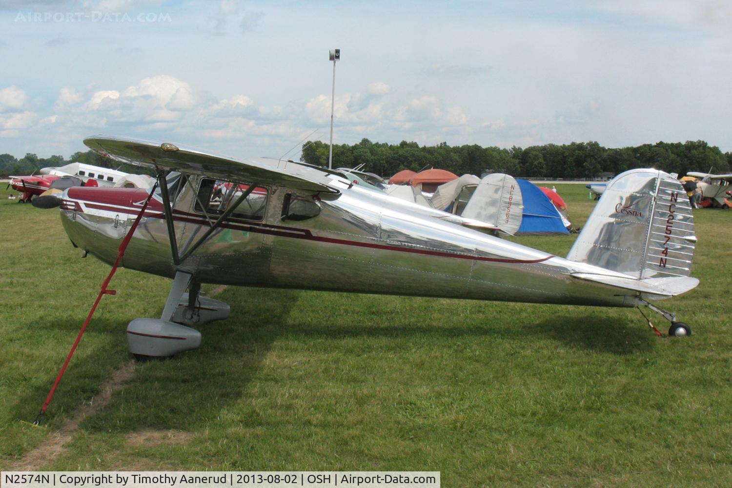 N2574N, 1947 Cessna 140 C/N 12833, 1947 Cessna 140, c/n: 12833