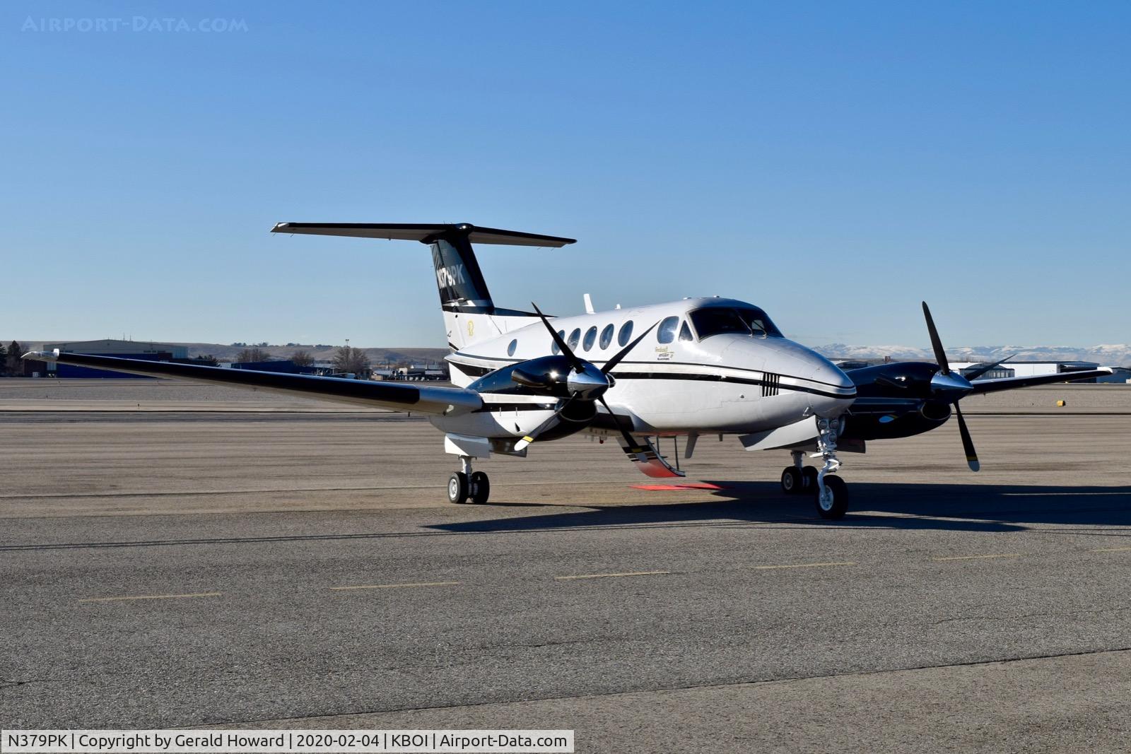 N379PK, 1979 Beechcraft 200 King Air C/N BB-453, Parked on the north GA ramp.