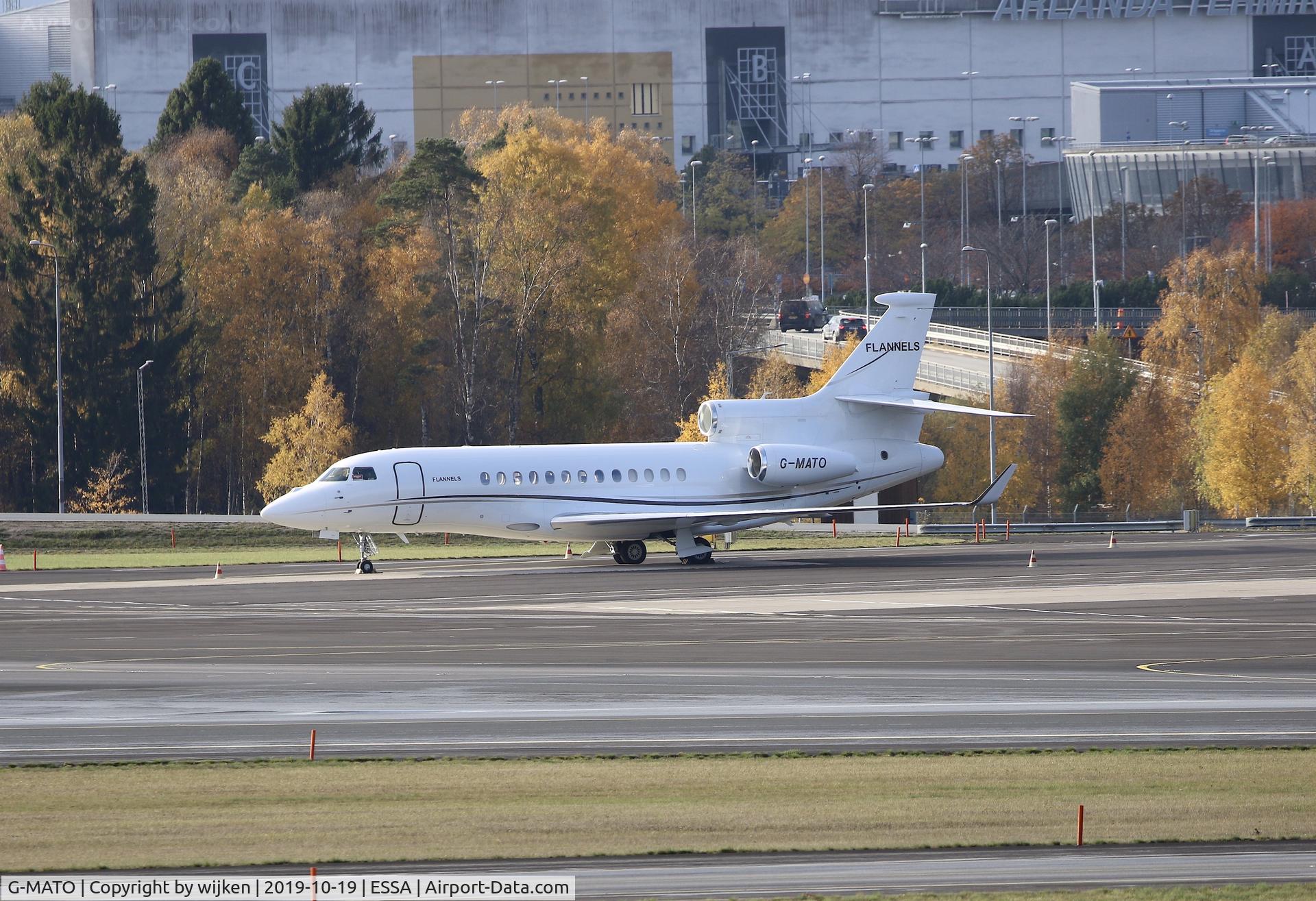 G-MATO, 2016 Dassault Falcon 7X C/N 277, Ramp M