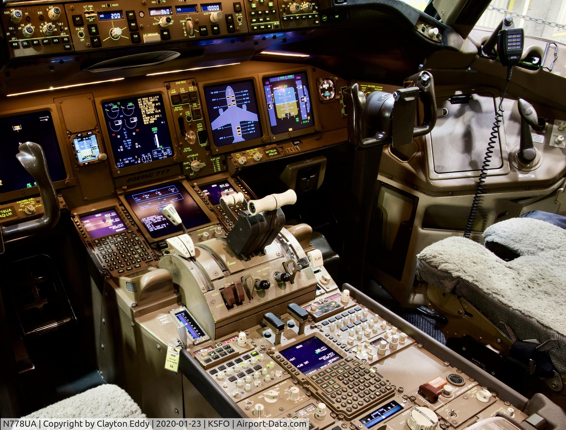N778UA, 1996 Boeing 777-222 C/N 26940, SFO 2020.