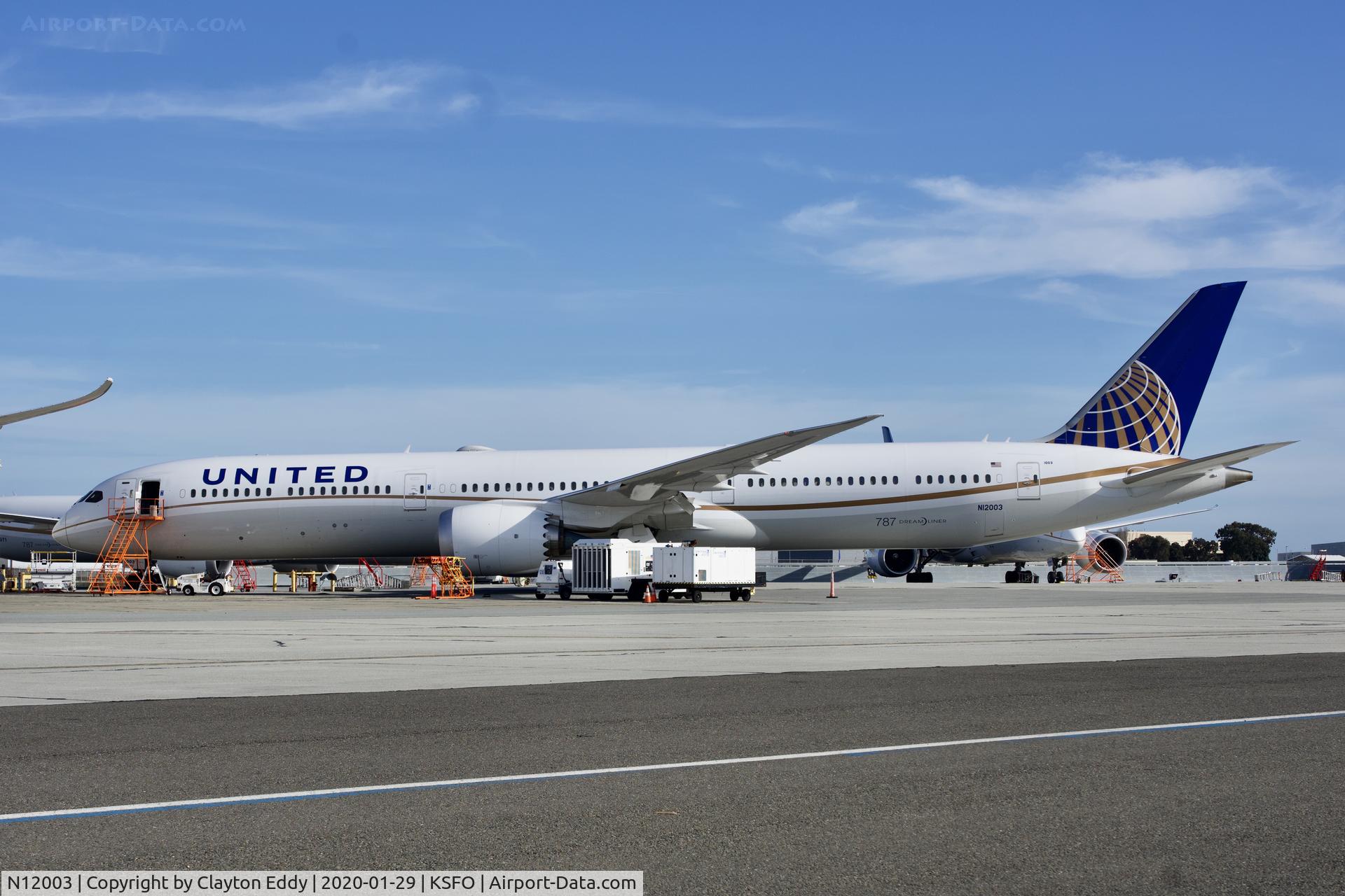 N12003, 2018 Boeing 787-10 Dreamliner Dreamliner C/N 40935, SFO 2020.