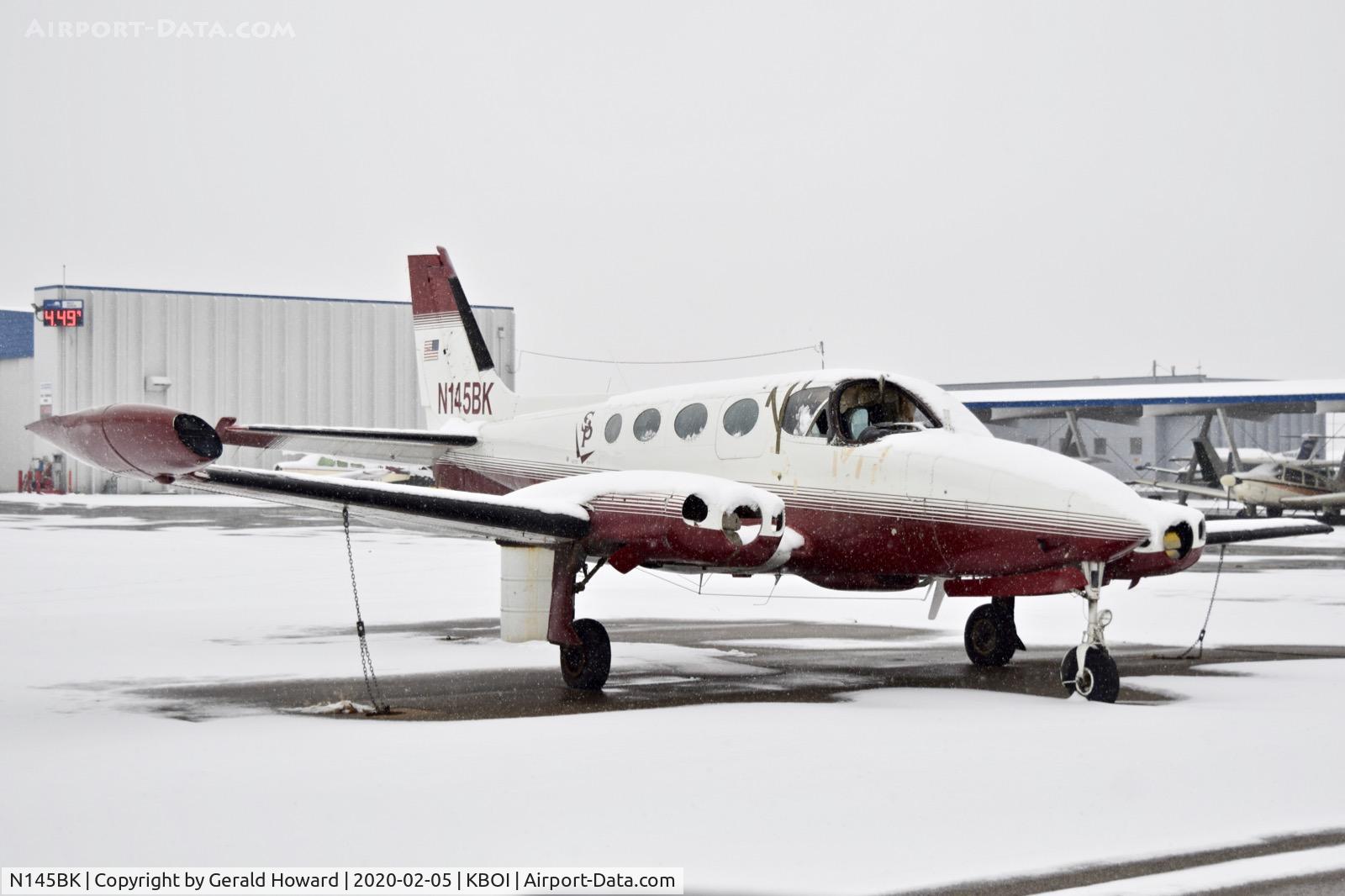N145BK, 1973 Cessna 340 C/N 340-0211, Poor plane has been sitting around the airport like this for several years.