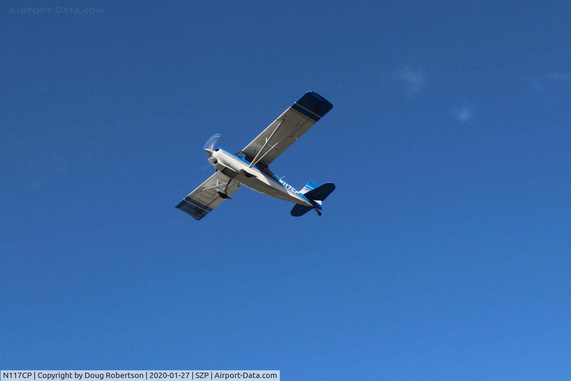 N117CP, American Champion 7GCBC Citabria C/N 1275-99, 1999 American CHAMPION 7GCBC CITABRIA, Lycoming O-320 150 Hp, takeoff climb Rwy 22