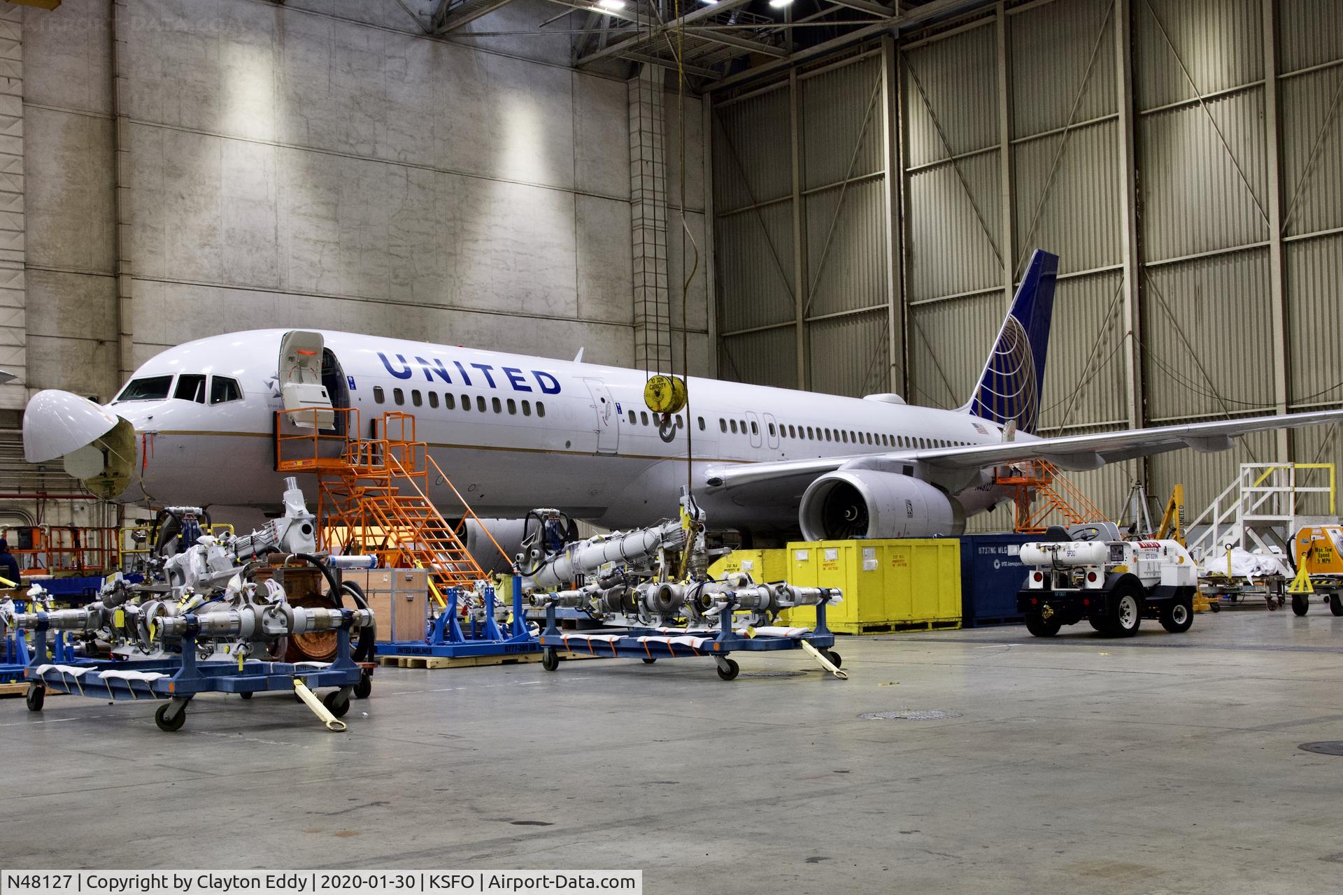N48127, 1998 Boeing 757-224 C/N 28968, SFO 2020.