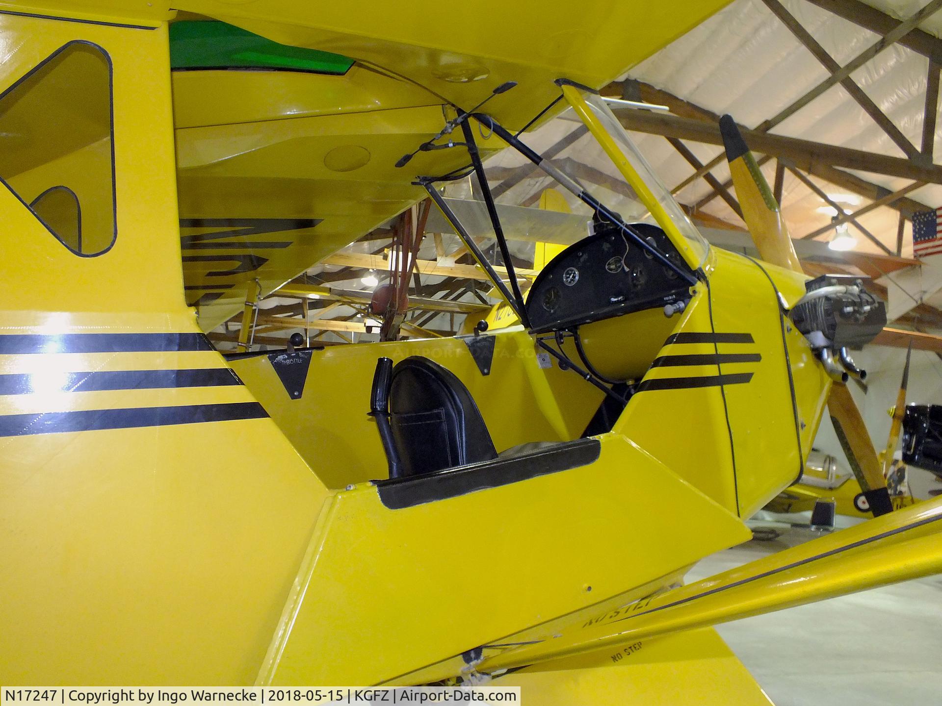 N17247, 1937 Piper J-2 C/N 913, Piper J2 Cub at the Iowa Aviation Museum, Greenfield IA  #c